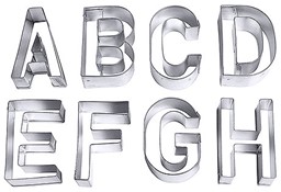 Zeige Details für Ausstechersatz "Buchstaben" gross Bild von Ausstechersatz "Buchstaben" gross