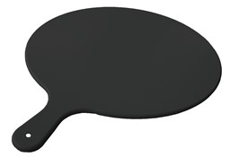 Bild von Kuchenbrett mit Handgriff, schwarz